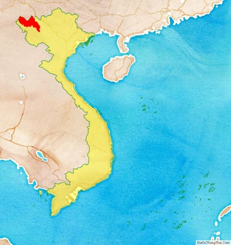 Lai Chau province location map