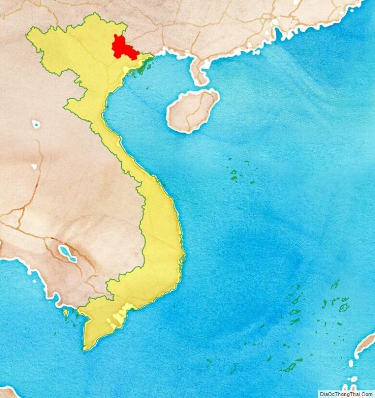 Lang Son province location map
