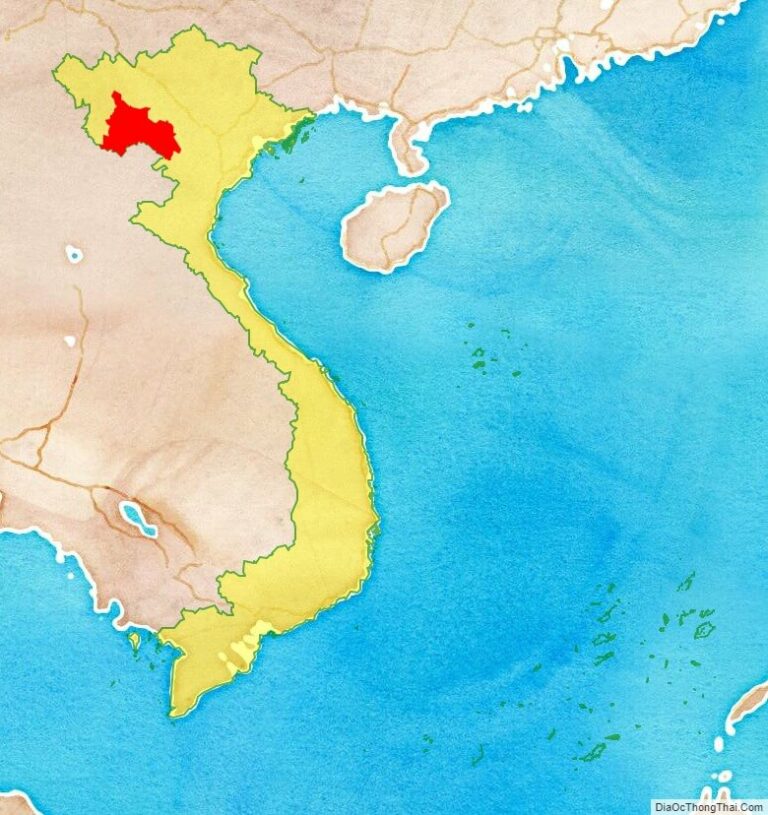 Son La province location map