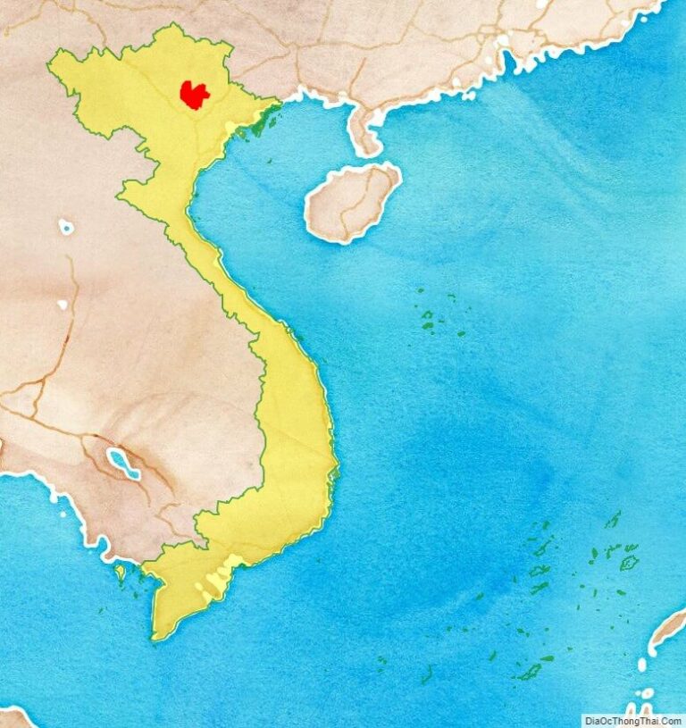 Bản đồ vị trí Thái Nguyên