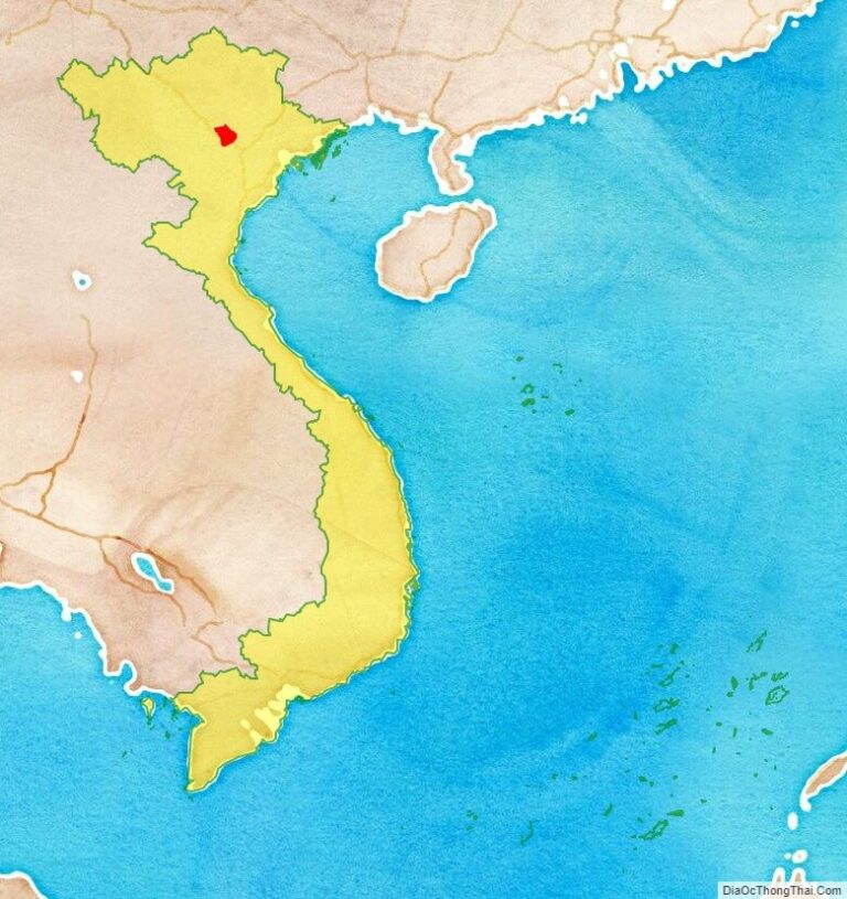 Vinh Phuc province location map