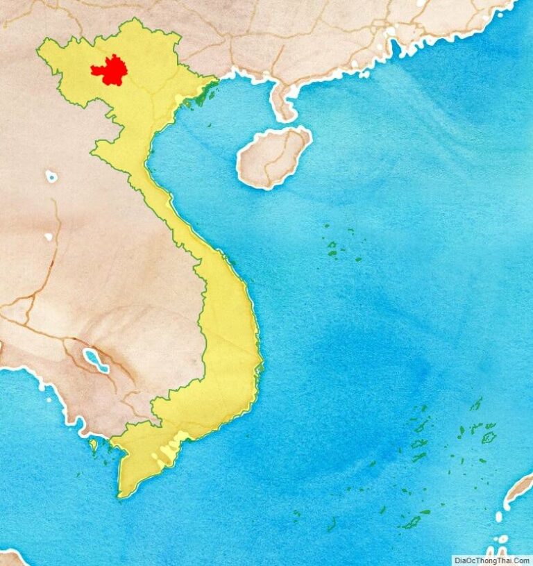 Bản đồ vị trí Yên Bái