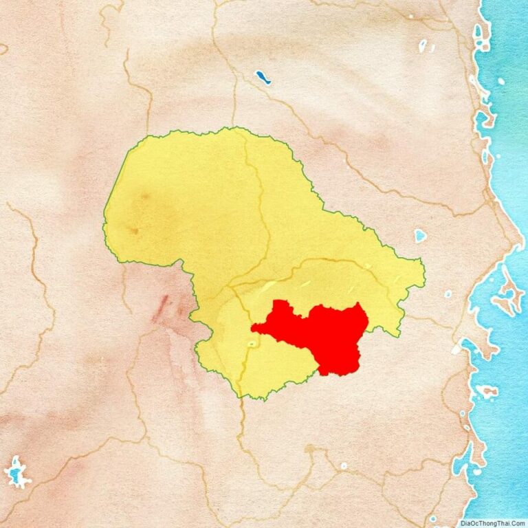 Krong Bong location map
