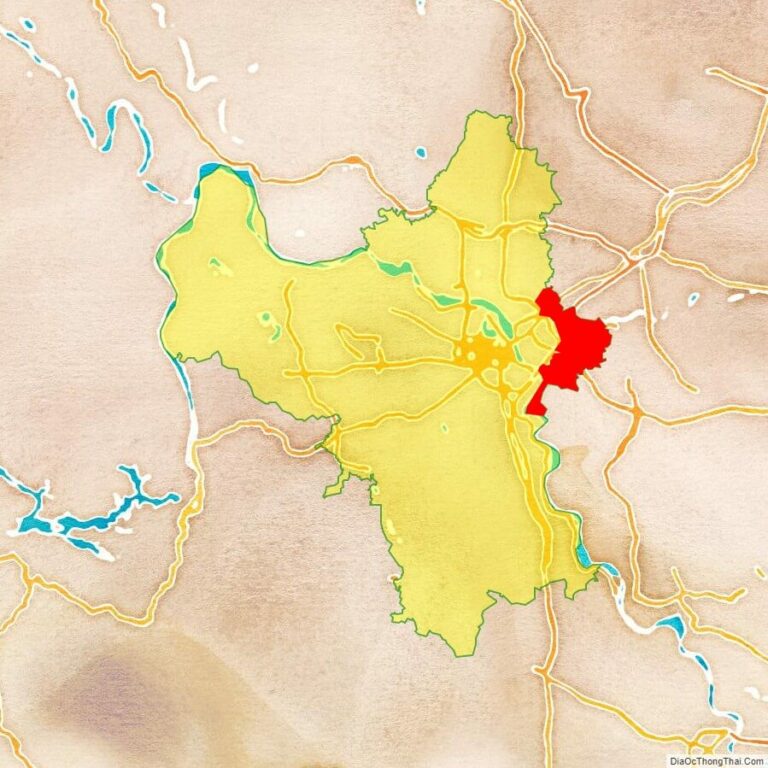 Bản đồ vệ tinh huyện Gia Lâm
