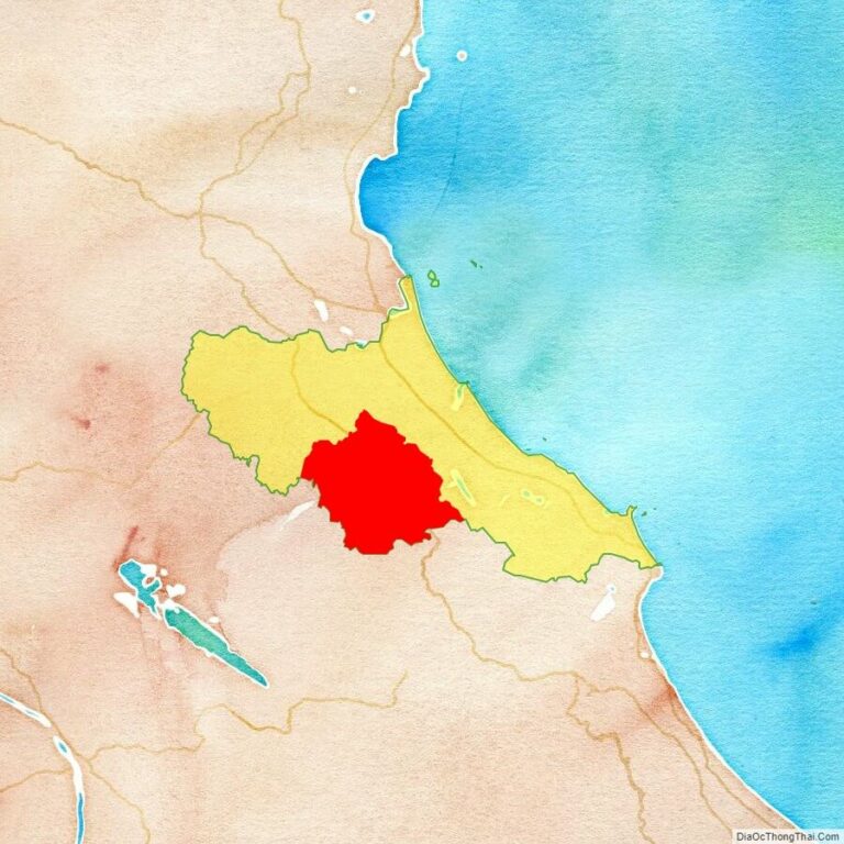 Huong Khe location map
