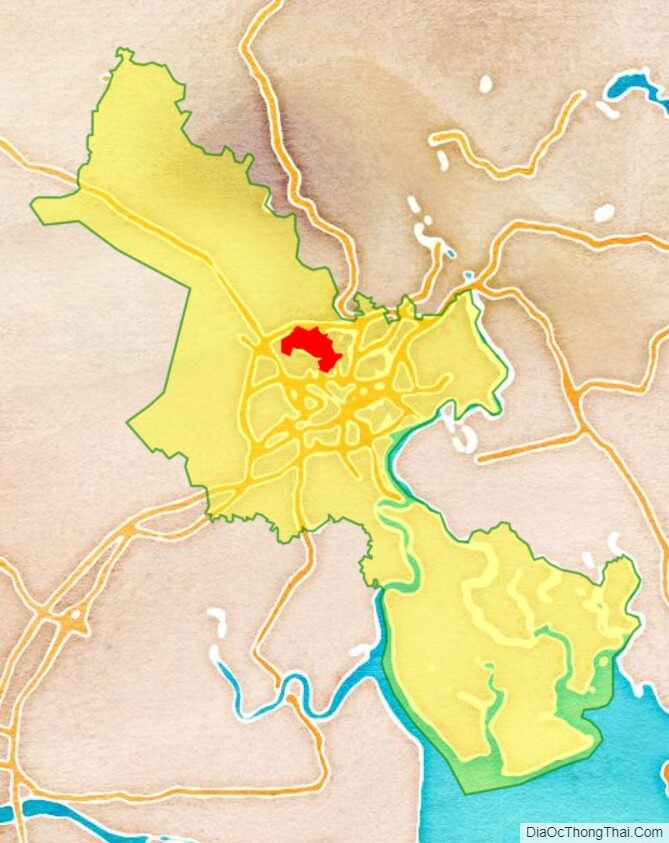 Bản đồ vị trí quận Gò Vấp