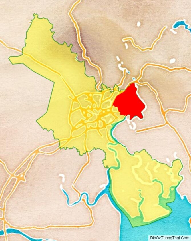 Bản đồ vị trí quận 9