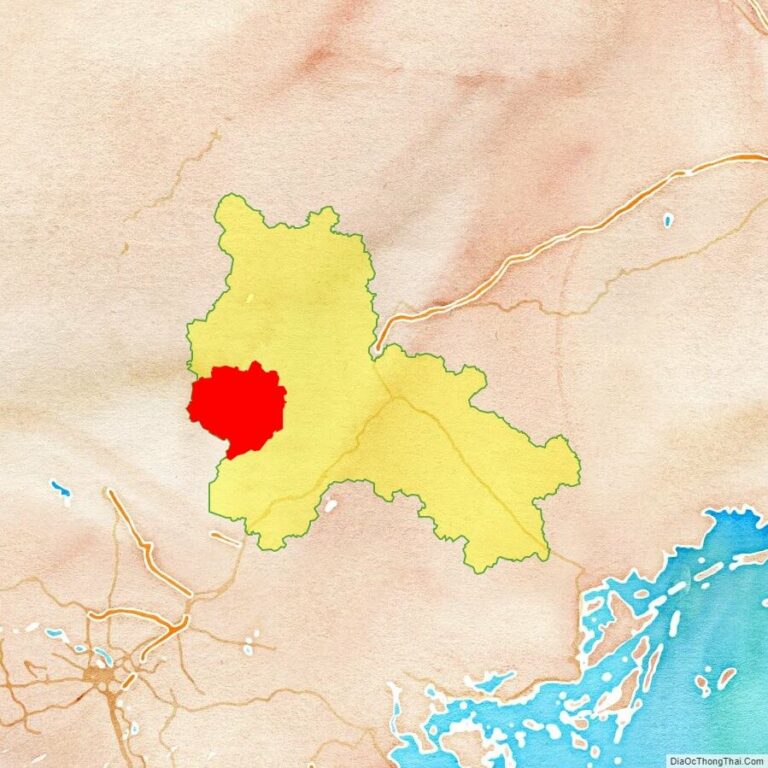 Bản đồ vị trí huyện Bắc Sơn