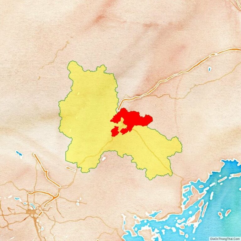 Bản đồ vị trí huyện Cao Lộc