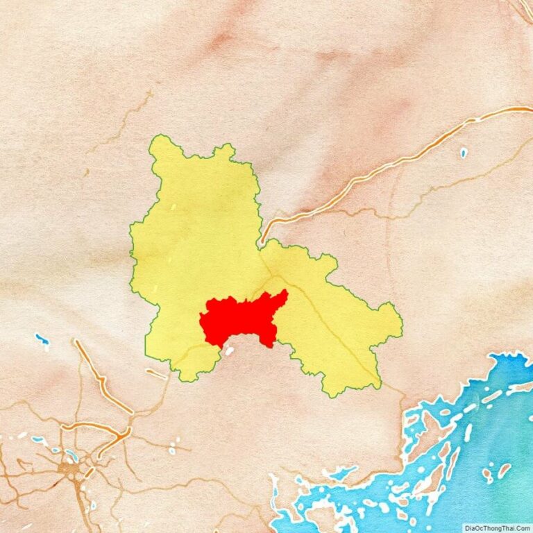 Bản đồ vị trí huyện Chi Lăng