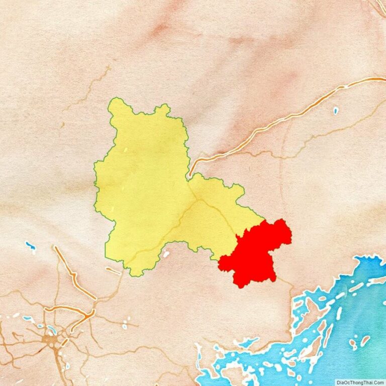Bản đồ vị trí huyện Đình Lập