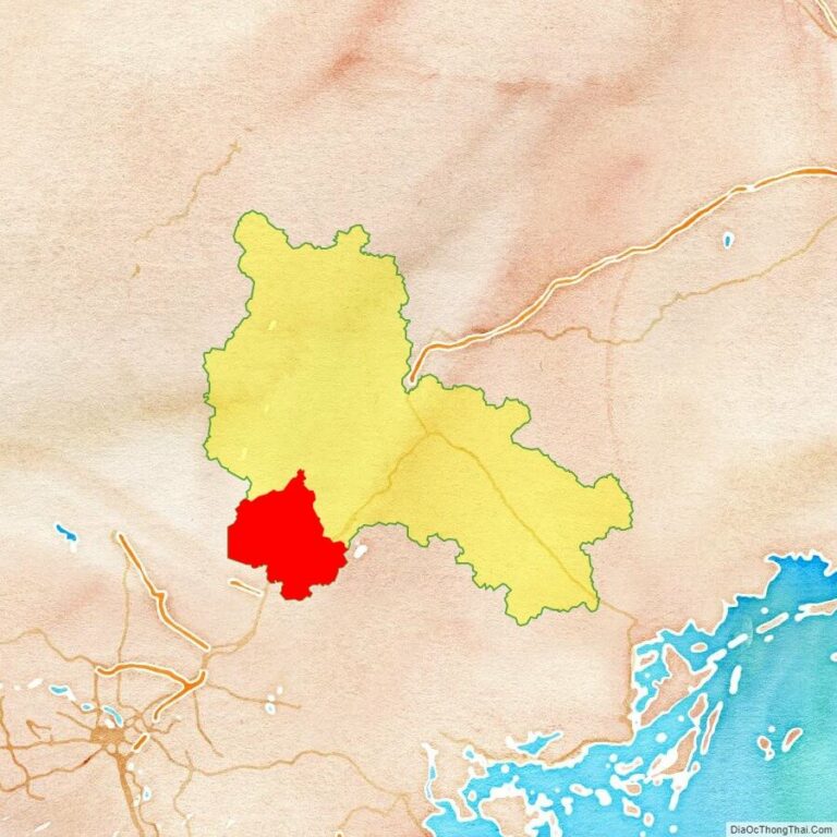Bản đồ vị trí huyện Hữu Lũng