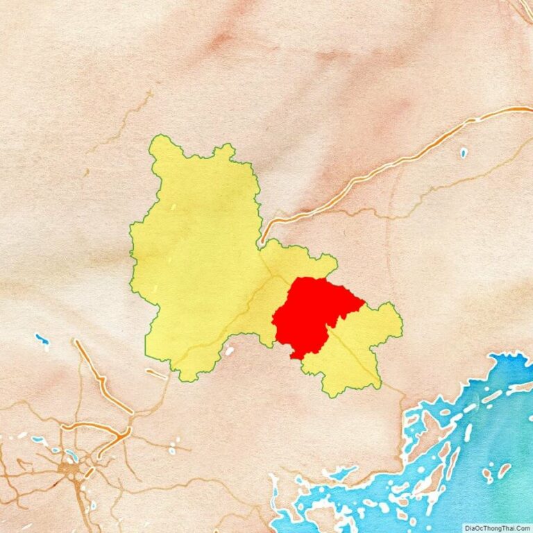 Loc Binh location map