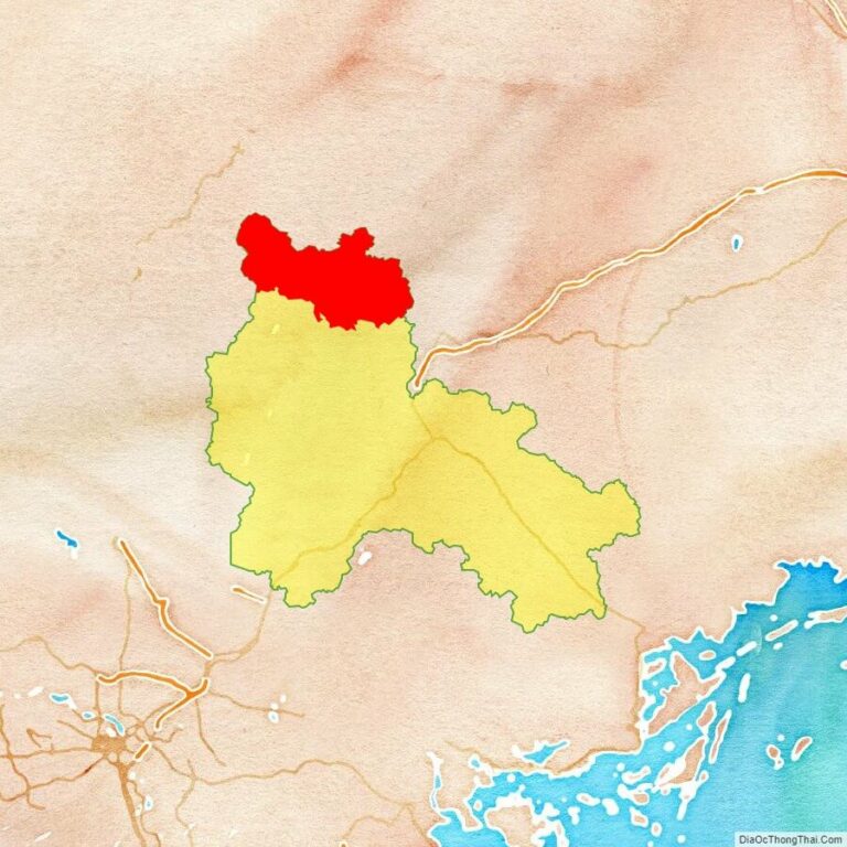 Bản đồ vị trí huyện Tràng Định
