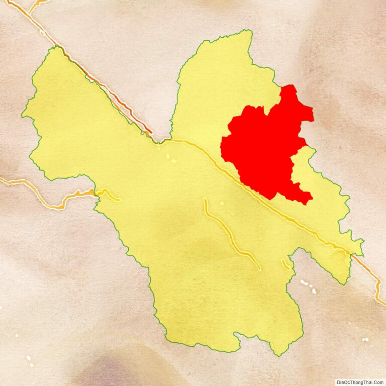 Bản đồ vị trí huyện Bắc Hà