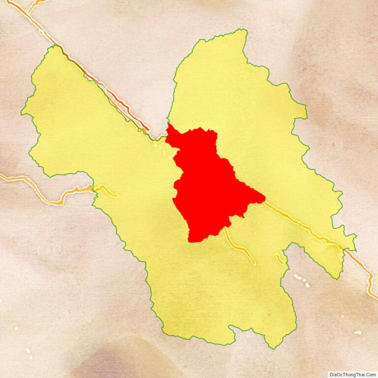 Bản đồ vị trí huyện Bảo Thắng
