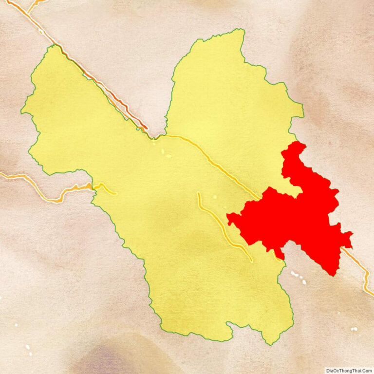 Bản đồ vị trí huyện Bảo Yên
