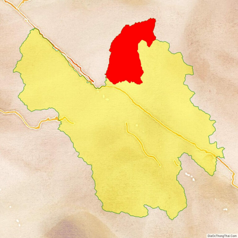 Bản đồ vị trí huyện Mường Khương