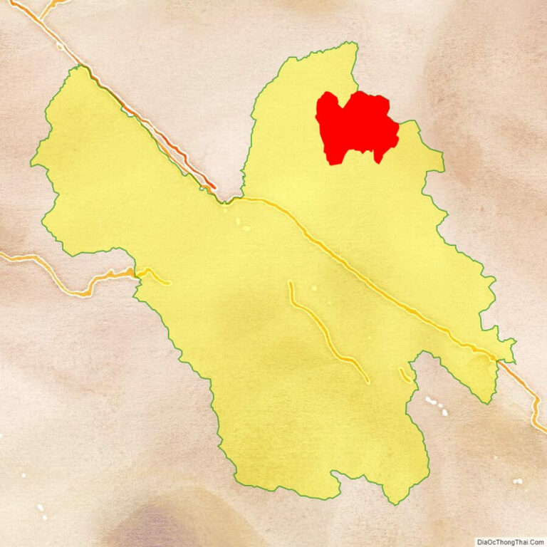 Bản đồ vị trí huyện Si Ma Cai