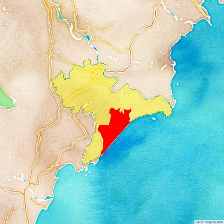 Bản đồ vị trí huyện Hải Hậu