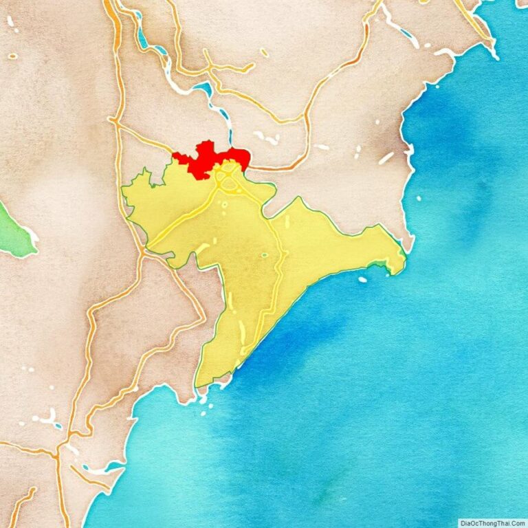 Bản đồ vị trí huyện Mỹ Lộc