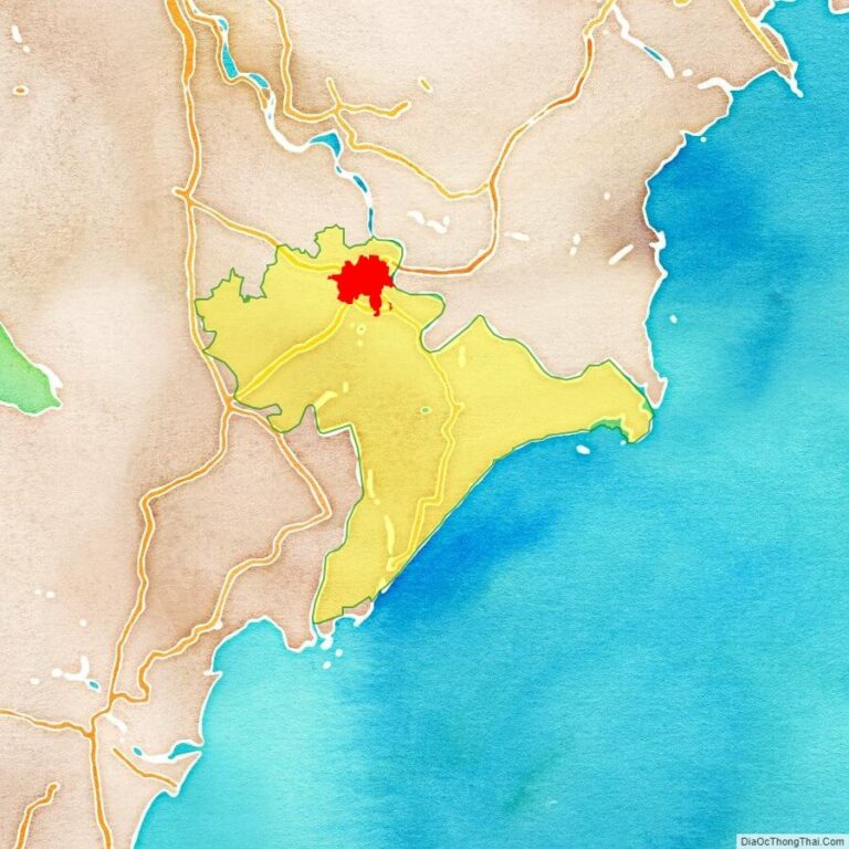 Bản đồ vị trí thành phố Nam Định