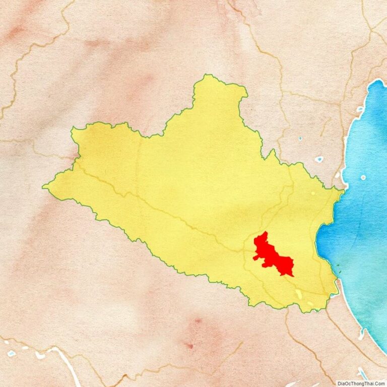 Bản đồ vị trí huyện Đô Lương