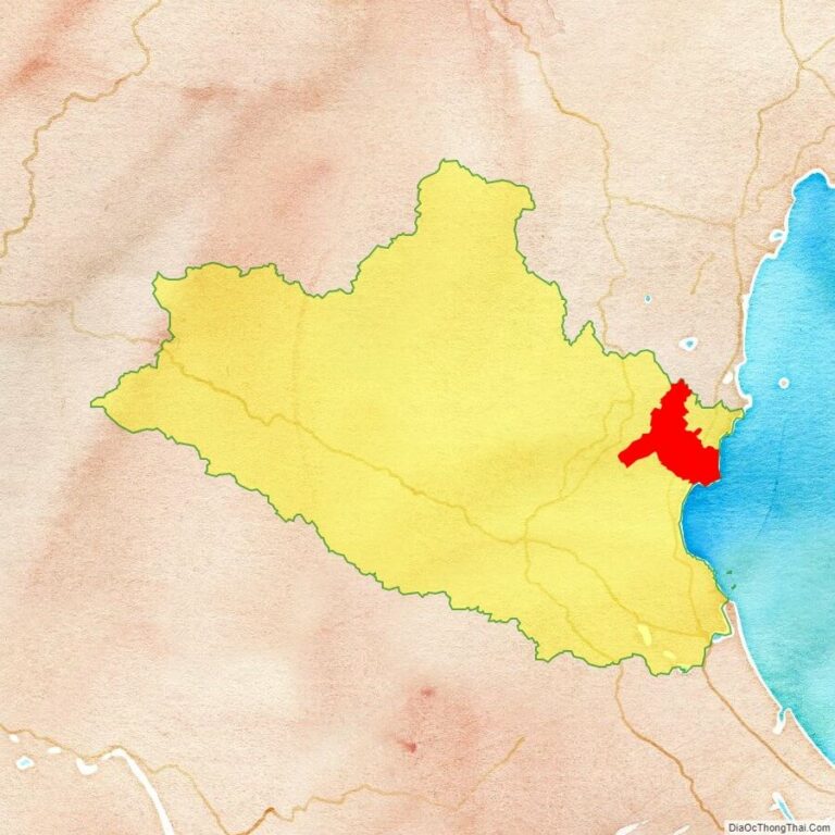 Bản đồ vị trí huyện Quỳnh Lưu