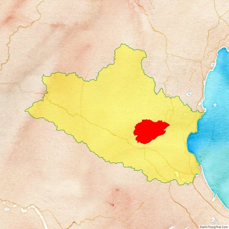 Bản đồ vị trí huyện Tân Kỳ