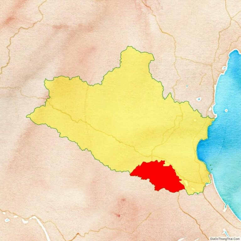 Bản đồ vị trí huyện Thanh Chương