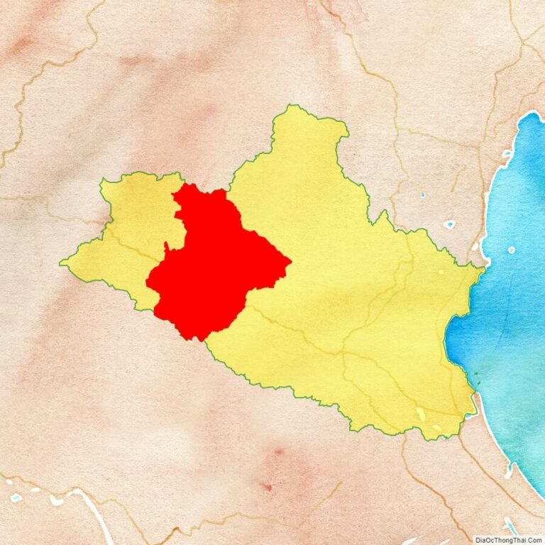 Bản đồ vị trí huyện Tương Dương