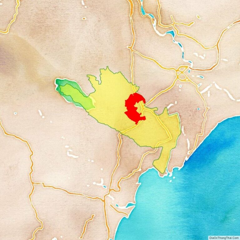 Bản đồ vị trí huyện Hoa Lư