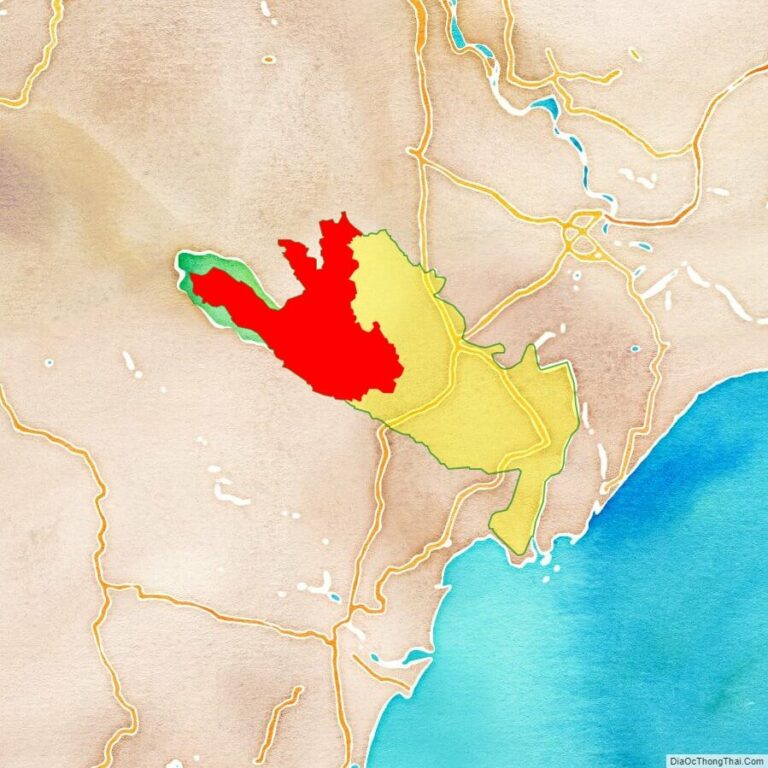 Bản đồ vị trí huyện Nho Quan