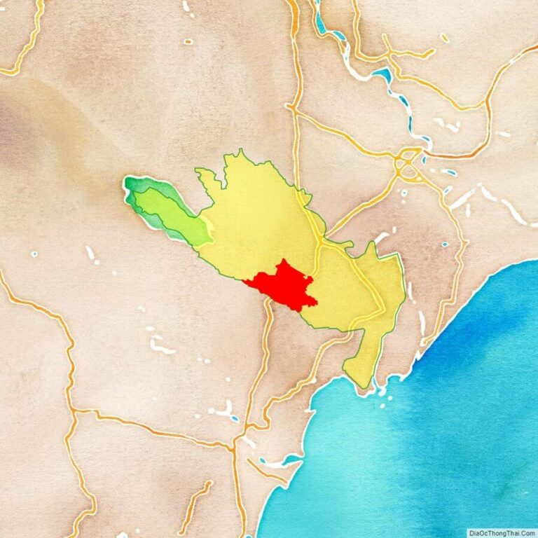 Bản đồ vị trí thành phố Tam Điệp