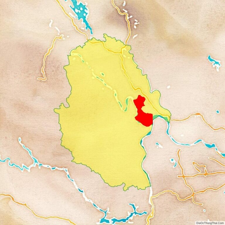 Bản đồ vị trí huyện Lâm Thao