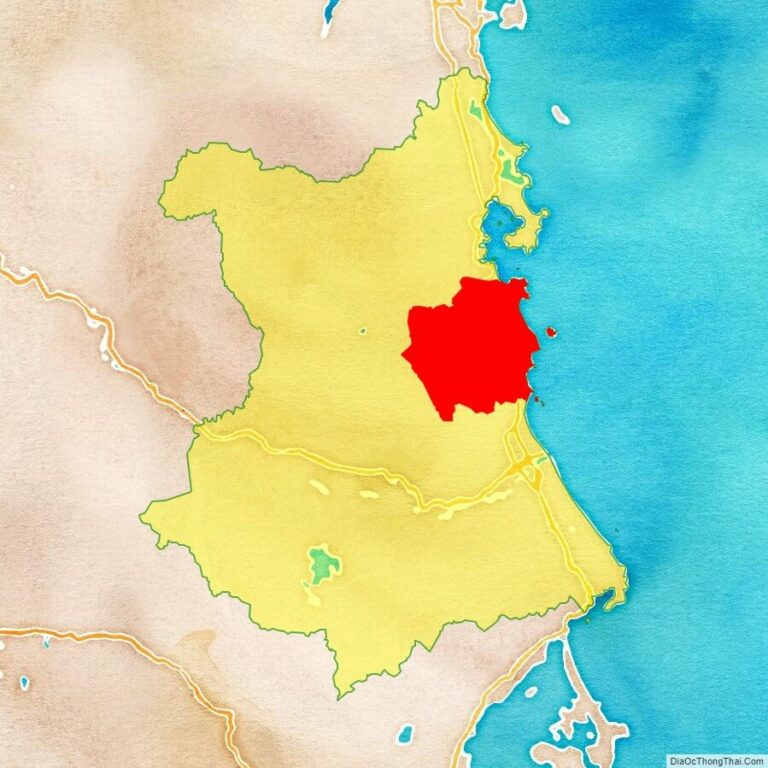 Bản đồ vị trí huyện Tuy An