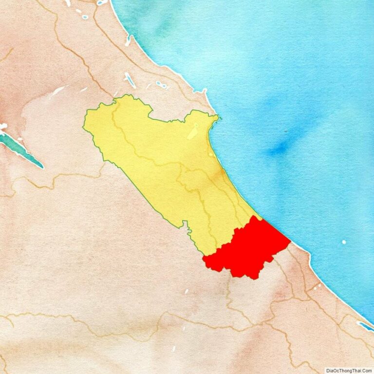 Bản đồ vị trí huyện Lệ Thủy