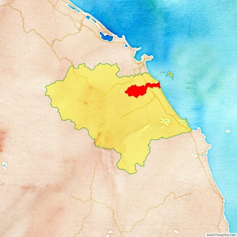 Bản đồ vị trí huyện Duy Xuyên