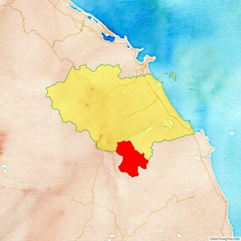 Bản đồ vị trí huyện Nam Trà My