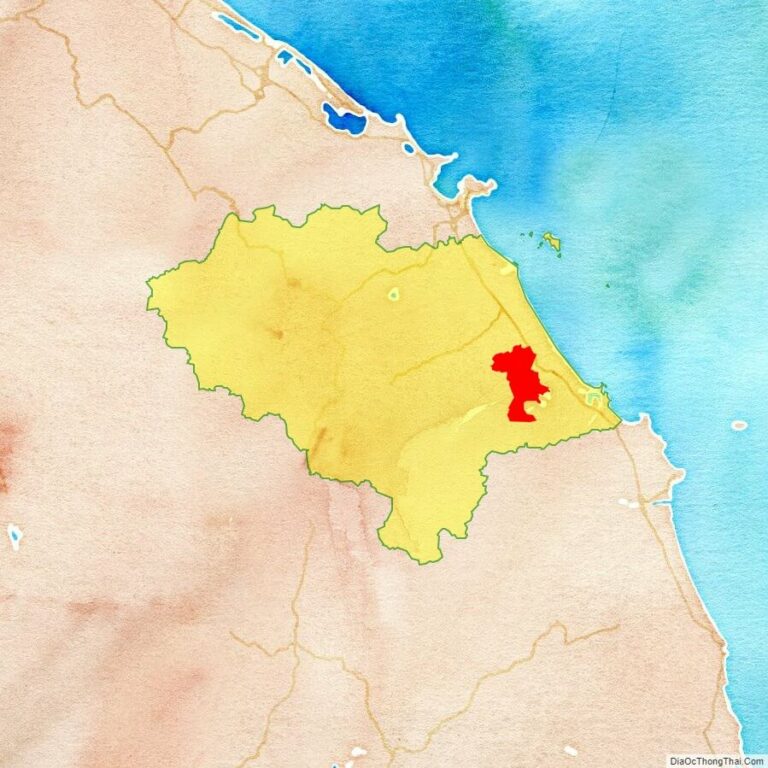 Bản đồ vị trí huyện Phú Ninh