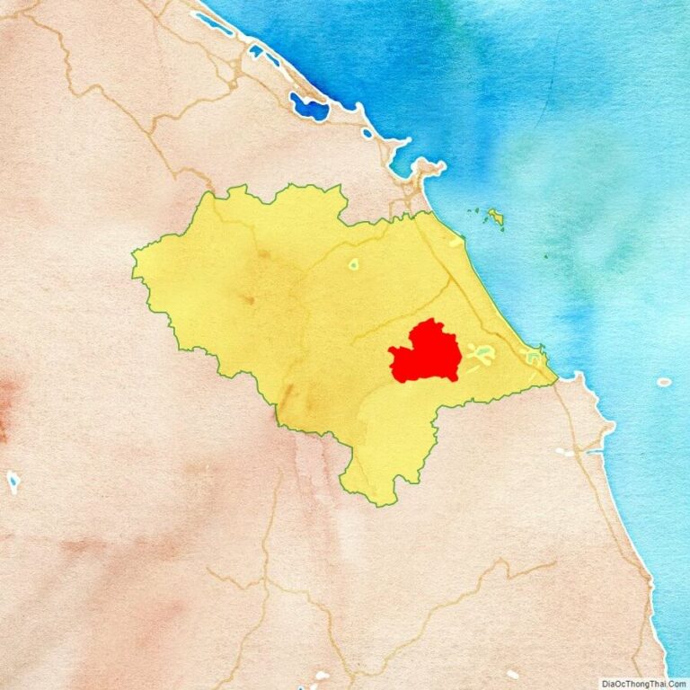 Bản đồ vị trí huyện Tiên Phước