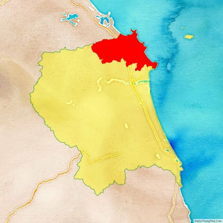 Bản đồ vị trí huyện Bình Sơn