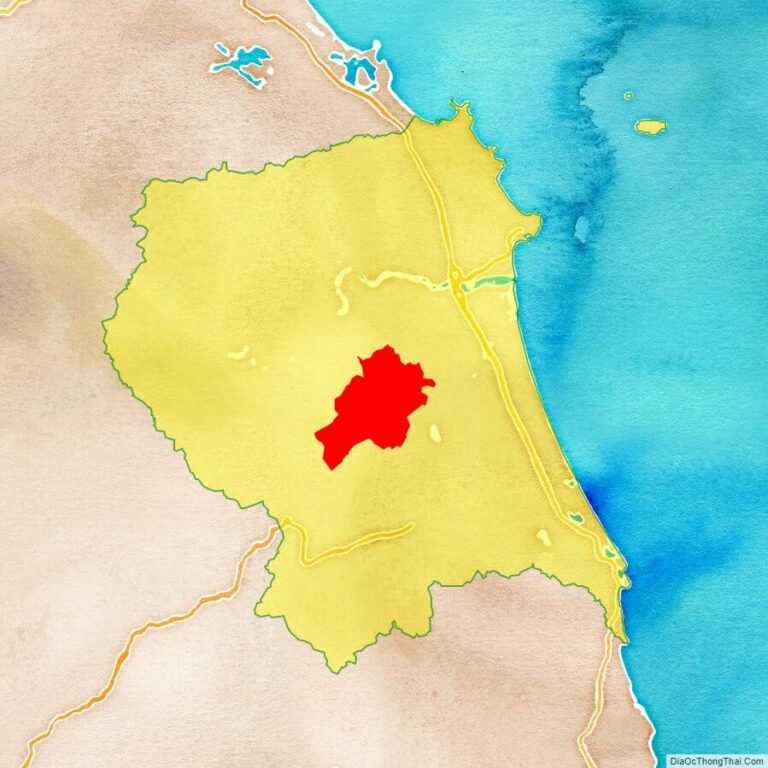 Bản đồ vị trí huyện Minh Long
