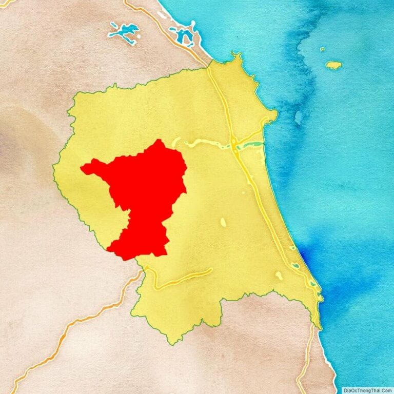 Bản đồ vị trí huyện Sơn Hà