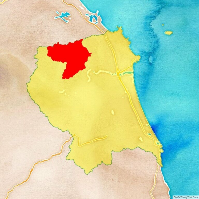 Bản đồ vị trí huyện Trà Bồng