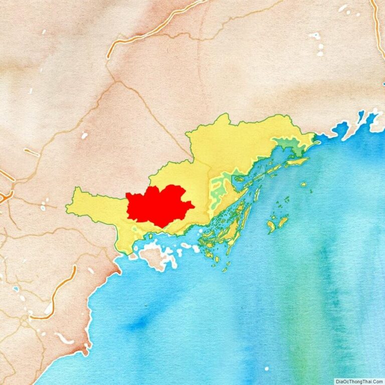 Bản đồ vị trí huyện Hoành Bồ