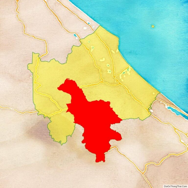 Da Krong location map