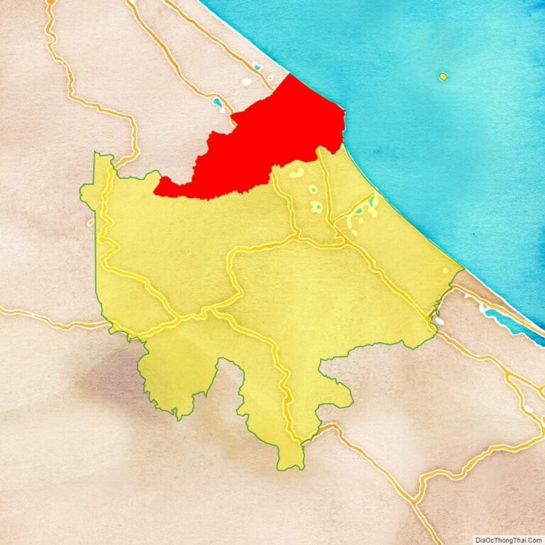 Bản đồ vị trí huyện Vĩnh Linh