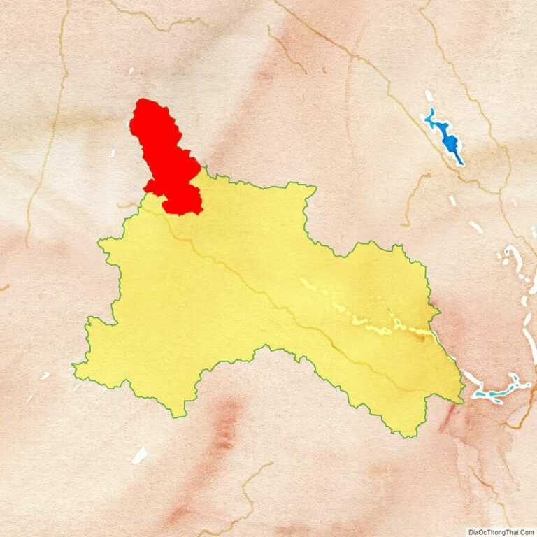 Bản đồ vị trí huyện Quỳnh Nhai