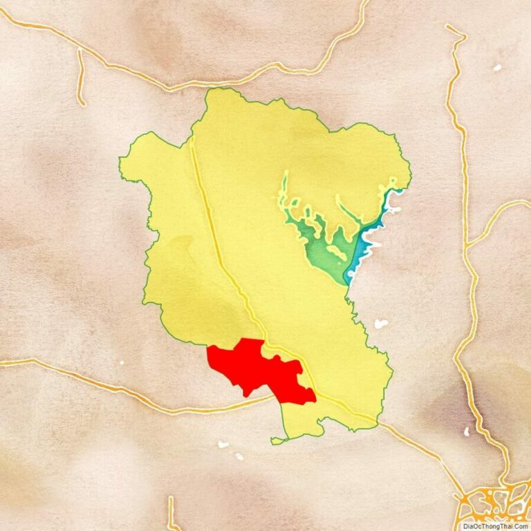 Bản đồ vị trí huyện Bến Cầu